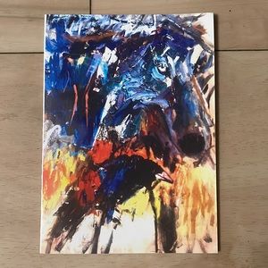 Artist Print -Oil Painting Blank Card “Raven to Wolf” or frame and hang
